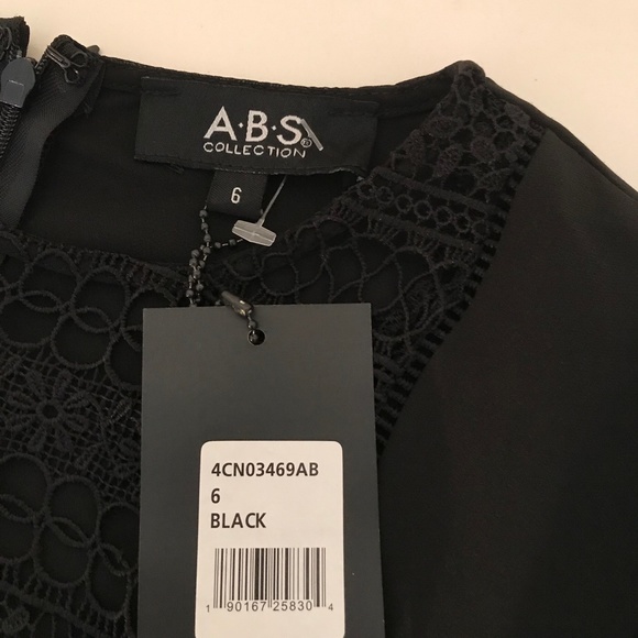 ABS Collection Black Long Sleeve Dress - Picture 3 of 9